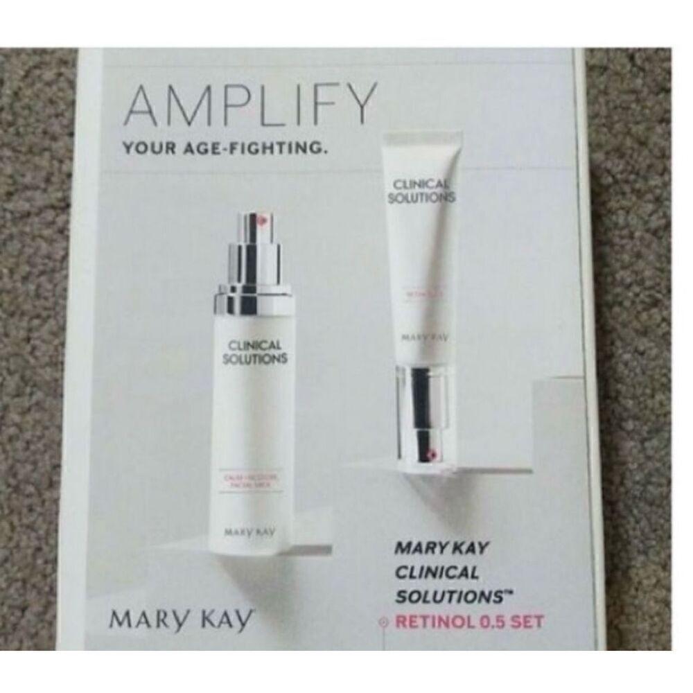 Mary Kay Clinical Solutions Box Set Age Fighting Skincare Retinol .5 Giftbox New - Picture 1 of 12